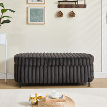 Load image into Gallery viewer, Flip Top Storage Bench With Metal Legs