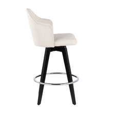 Load image into Gallery viewer, Ahoy - Contemporary Fixed Height Counter Stool With Round Footrest (Set of 2)