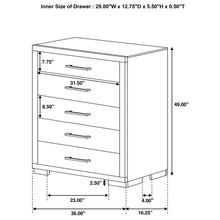 Load image into Gallery viewer, Polk - 5 Drawer Bedroom Chest