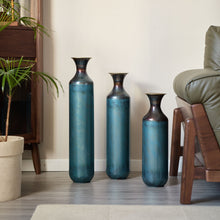 Load image into Gallery viewer, Modern Droplet Shaped Floor Vase Set, 3 Piece Home Decor