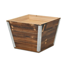 Load image into Gallery viewer, Square Planter Box (638089) - Brown