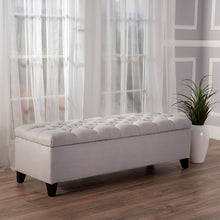 Load image into Gallery viewer, Glouster - Storage Ottoman - Light Gray