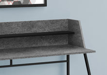 Load image into Gallery viewer, Computer Desk For Home Office, Laptop, Storage Shelves, Marble Look Contemporary & Modern