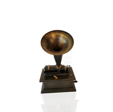 Load image into Gallery viewer, c1901 Edison Standard Phonograph Replica Sculpture - Brown