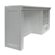 Load image into Gallery viewer, Computer Hutch With Shelf Drawer - White
