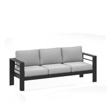 Load image into Gallery viewer, All-Weather Patio Sofa With Cushions, 3 Seat Outdoor Couch