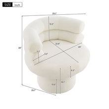Load image into Gallery viewer, Round Swivel Accent Chair For Living Room