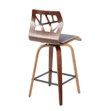 Load image into Gallery viewer, Folia - Mid Century Modern Fixed Height Counter Stool With Swivel (Set of 2)
