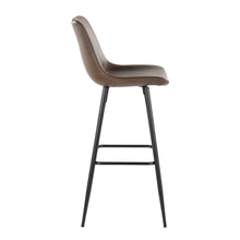 Load image into Gallery viewer, Durango - Industrial / Urban Fixed Height Counter Stool Square Footrest (Set of 2) - Black / Espresso