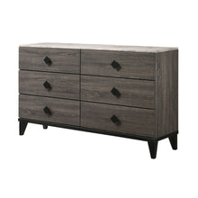Load image into Gallery viewer, Avantika - Faux Marble Top Rustic Dresser - Gray / Marble / Oak