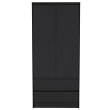 Load image into Gallery viewer, Two Drawer, Combo Dresser - Black