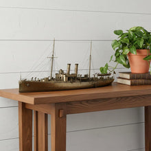 Load image into Gallery viewer, Hand Painted Model Boat (624458) - Bronze