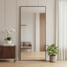 Load image into Gallery viewer, Metal Freestanding Or Wall Mount Framed Full Length Mirror - Black