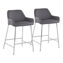 Load image into Gallery viewer, Daniella - Stylish Contemporary Fixed Height Counter Stool (Set of 2)