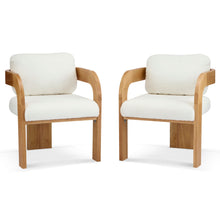 Load image into Gallery viewer, Dining Chairs With Pillow Back (Set of 2)