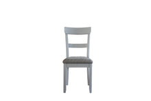 Load image into Gallery viewer, Fabric Upholstered Open Back Dining Side Chairs (Set of 2) - Gray