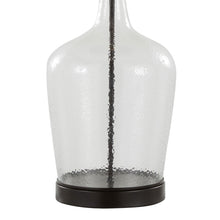 Load image into Gallery viewer, Botella - Contemporary Table Lamp Built In USB Port (Set of 2) - Clear / Oil Bronze / Natural