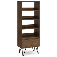 Load image into Gallery viewer, Chase - Tall Bookcase - Rustic Natural Aged Brown