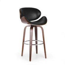Load image into Gallery viewer, Lumos - Mid Century Modern Upholstered Swivel Barstool