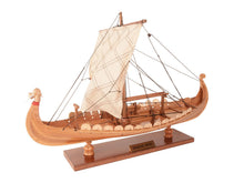 Load image into Gallery viewer, Hand Painted Model Boat (624206) - Light Brown / Beige
