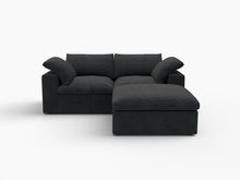 Load image into Gallery viewer, Blend Modular L Shaped Three Piece Corner Sectional - Light Gray