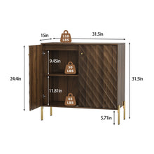 Load image into Gallery viewer, Sideboard Buffet With Storage For Living Room - Walnut