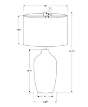Load image into Gallery viewer, Lighting, Table Lamp, Ceramic, Resin, Contemporary - Gray