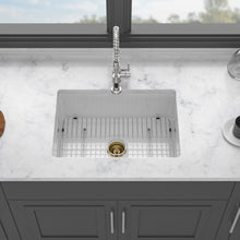 Load image into Gallery viewer, Undermount Single Bowl Ceramic Kitchen Sink, Dual Mount