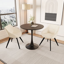 Load image into Gallery viewer, Round Dining Table Set With Tulip Design And 2 Chairs