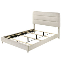 Load image into Gallery viewer, Upholstered Panel Bed, Sleek Lines