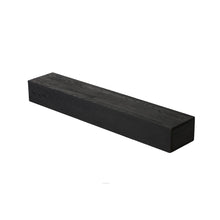 Load image into Gallery viewer, 48'' Embossed Fireplace Mante, Wall Mounted Floating Shelf - Black