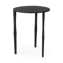 Load image into Gallery viewer, Iron Round End Table - Black