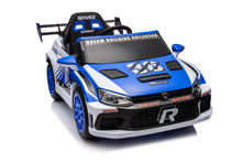 Load image into Gallery viewer, 12V4A 20W*2 One Button Start, Forward And Backward, High And Low Speed, Music, Front Light, Power Display, Two Doors Can Open, 2.4G R / C, Seat Belt Four Wheel Absorber Kids Ride On Car
