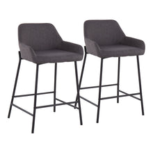 Load image into Gallery viewer, Daniella - Industrial Fixed Height Counter Stool (Set of 2)