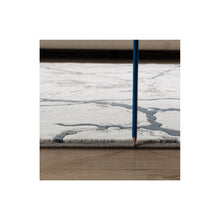 Load image into Gallery viewer, Geometrix - 7'10" X 10'6" Area Rug, Geometric 3D Effect - Ivory / Gray