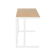 Load image into Gallery viewer, Roman - Industrial Office Desk - White / Natural