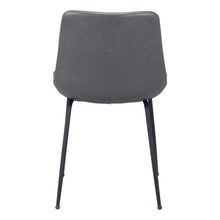 Load image into Gallery viewer, Faux Leather Upholstered Dining Side Chairs (Set of 2) - Gray