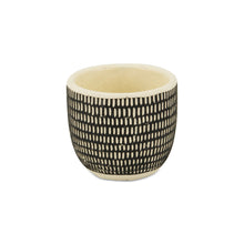 Load image into Gallery viewer, Dotted Round Pot Planter (487468) - Black / White