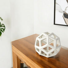 Load image into Gallery viewer, Decorative Orb Tabletop Sculpture (392532) - White