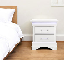 Load image into Gallery viewer, 24" Two Drawer Nightstand - White