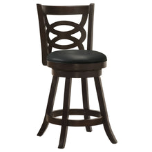 Load image into Gallery viewer, Swivel Counter Stool (Set of 2) - Black