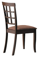 Load image into Gallery viewer, Upholstered Microfiber Open Back Dining Side Chairs (Set of 2) - Dark Brown