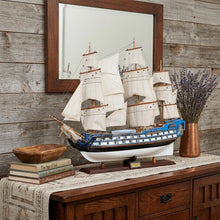 Load image into Gallery viewer, Hand Painted Model Boat (624653) - White / Blue