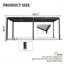 Load image into Gallery viewer, Louver Pergola Aluminium Frame & Louvers