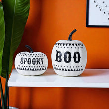 Load image into Gallery viewer, Poly Tabletop Sculpture (Set of 2) - White / Black