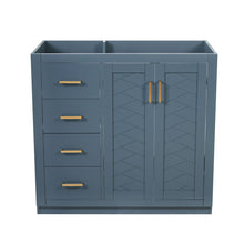 Load image into Gallery viewer, Retro Style Bathroom Vanity, 3 Drawers & Soft Closing Doors