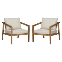 Load image into Gallery viewer, Westin - Outdoor Acacia Wood Club Chair (Set of 2) - Teak / Beige