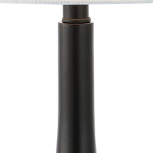 Load image into Gallery viewer, Gourd Table Lamps With Drum Shades (Set of 2) - Black
