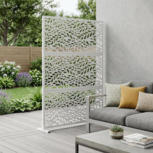 Load image into Gallery viewer, Three Panel Screen Room Divider (720035) - White