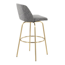Load image into Gallery viewer, Toriano - Contemporary Fixed Height Barstool With Swivel With Round Footrest (Set of 2)
